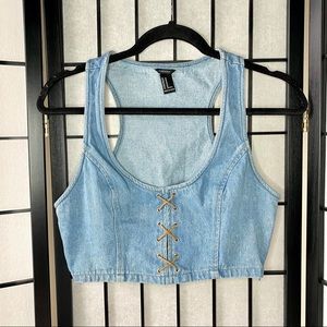 Denim Crop Top